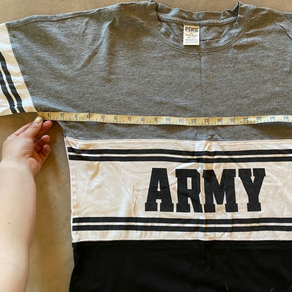 PINK Long sleeve ARMY shirt - Picture 3 of 4